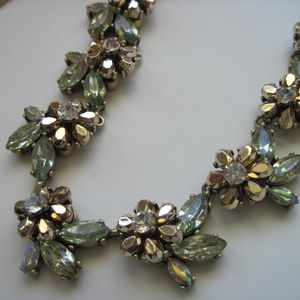 FINAL DAY Modcloth Crystal Statement Necklace Gold